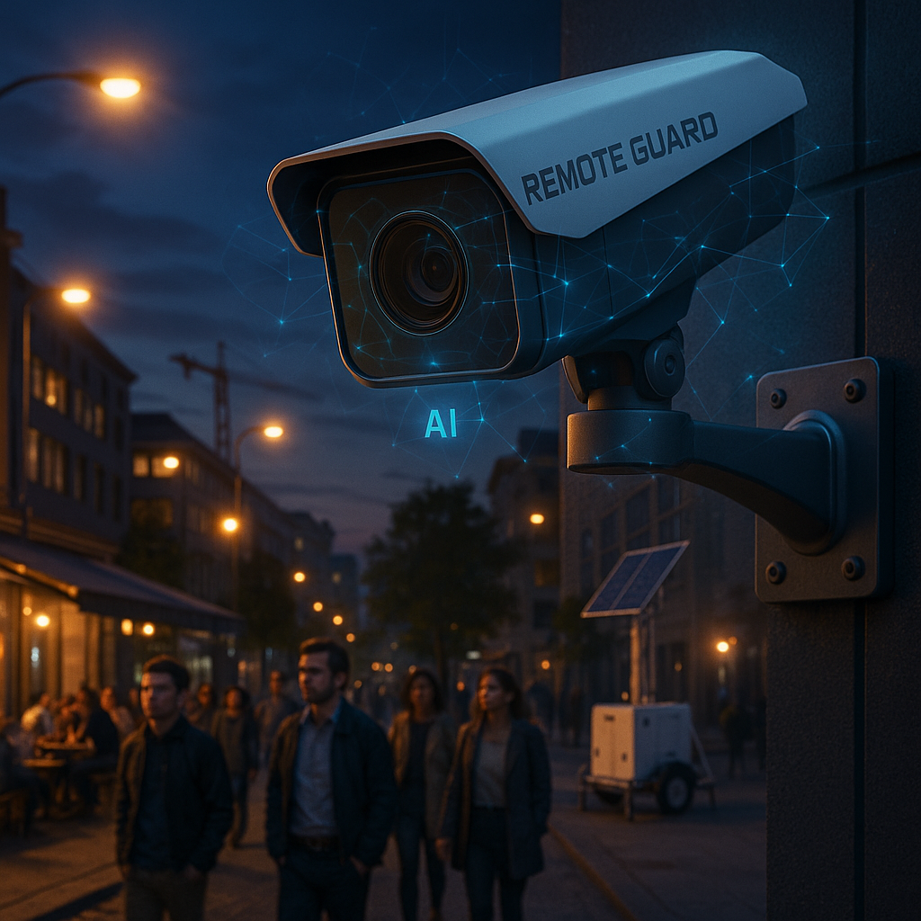 A Smarter, Safer Future: AI-Driven Remote Guard Security Cameras